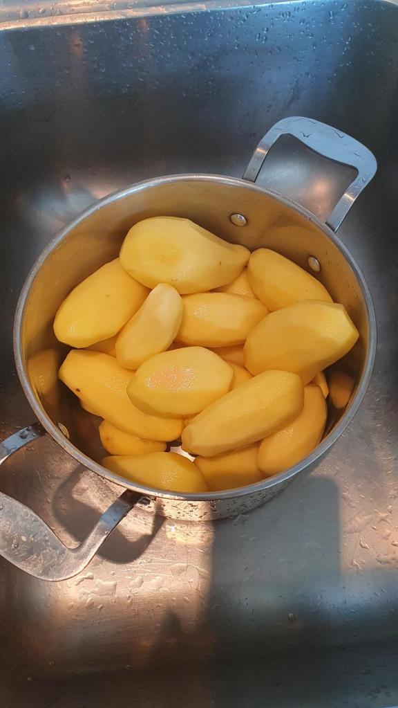 Pommes de terre lavées