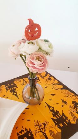 Mini bouquet de fleur facon Halloween